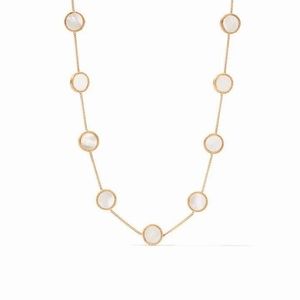 Julie Vos Coin mother of Pearl Necklace